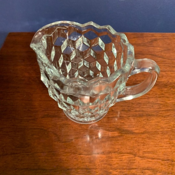 Glass Cream and Sugar Set - Picture 4 of 7